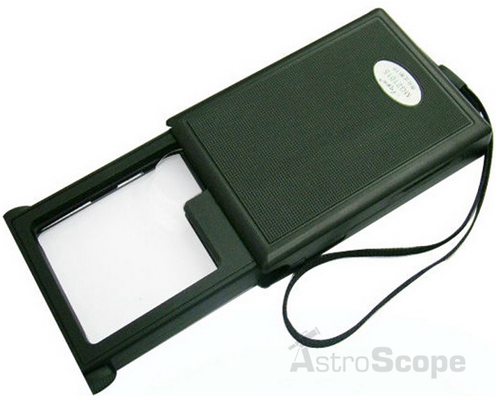 Карманная лупа Magnifier 3х45 мм, c LED подсветкой MG21015 - Фото 1