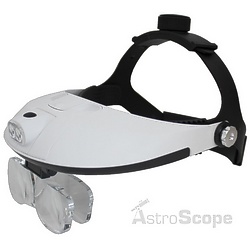 Бинокулярная лупа Magnifier 1X - 6X с LED подсветкой 81001-H