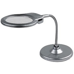 Настольная лупа Magnifier 2.5(5)х90 мм, подставка, LED 4B-5