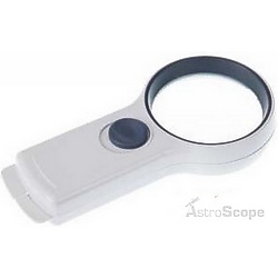 Ручная лупа Magnifier 4х65 мм, с LED подсветкой 82017-L