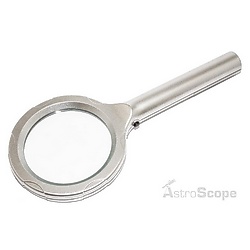 Ручная лупа Magnifier 4х65 мм, с LED подсветкой 8B-1