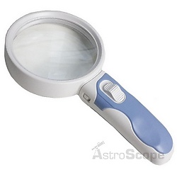 Ручная лупа Magnifier 5х90 мм, с LED подсветкой 77390B3