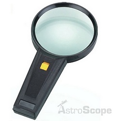 Ручная лупа Magnifier 2.5x90 мм, с LED подсветкой 82015