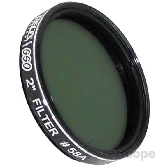 Фильтр Delta Optical-GSO тёмно-зелёный #58, 2" - Фото 1