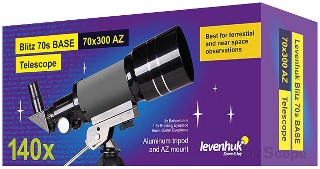 Телескоп Levenhuk Blitz 70s BASE - фото 2