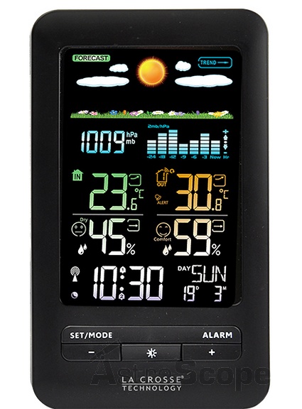 Метеостанция La Crosse WS6205 Black - Фото 2