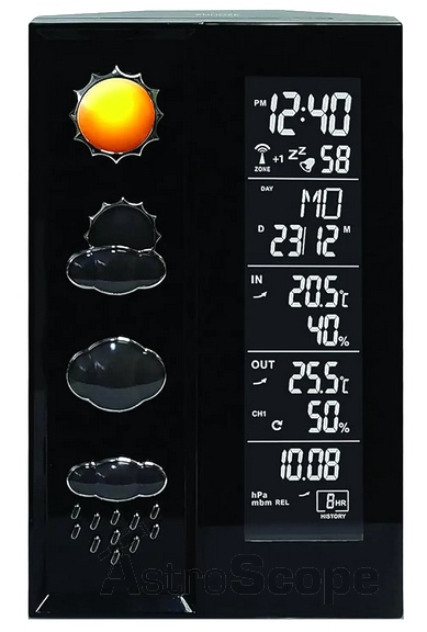 Метеостанция Technoline WS6650 Black - Фото 2