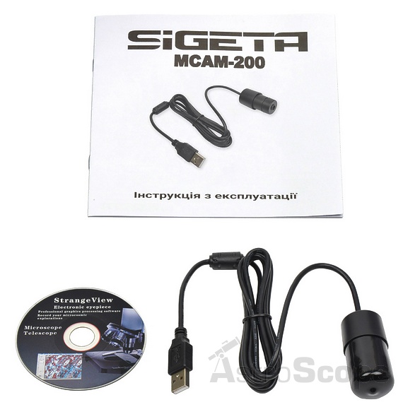 Камера для микроскопа Sigeta MCAM-200 2.0 MP - Фото 2