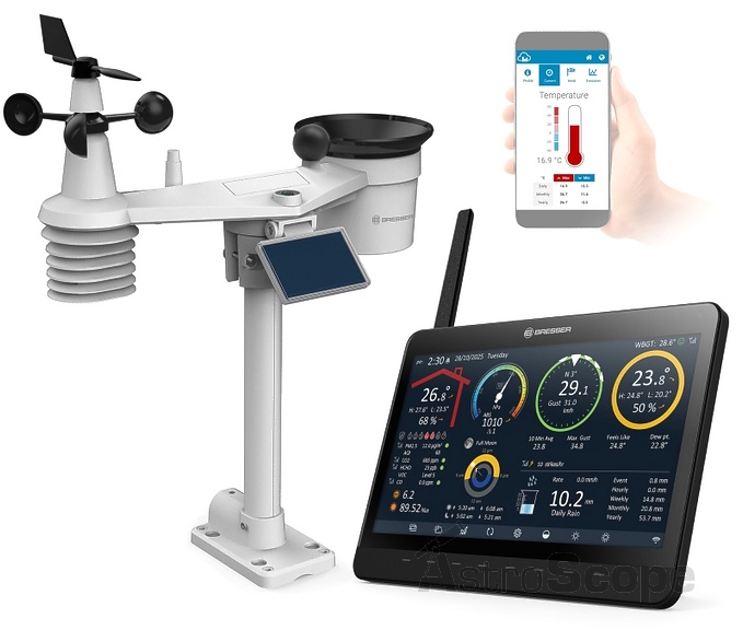 Метеостанция Bresser MeteoChamp 9-in-1 Wi-Fi Weather Station (15196) - Фото 1