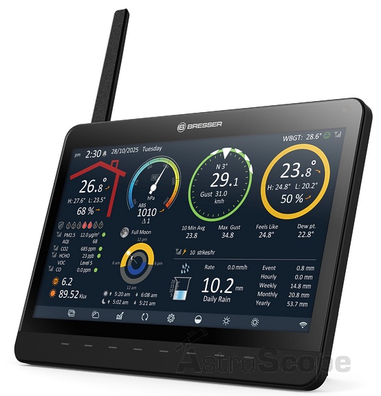 Метеостанция Bresser MeteoChamp 9-in-1 Wi-Fi Weather Station (15196) - Фото 3